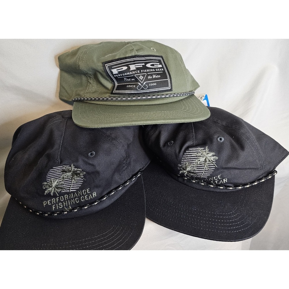 NWT Lot Of 3: Columbia PFG Performance Fishing Gear Cap/Hat